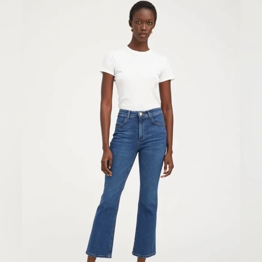 SPRWMN Gabrielle Women's Ankle Flare Denim Size 26